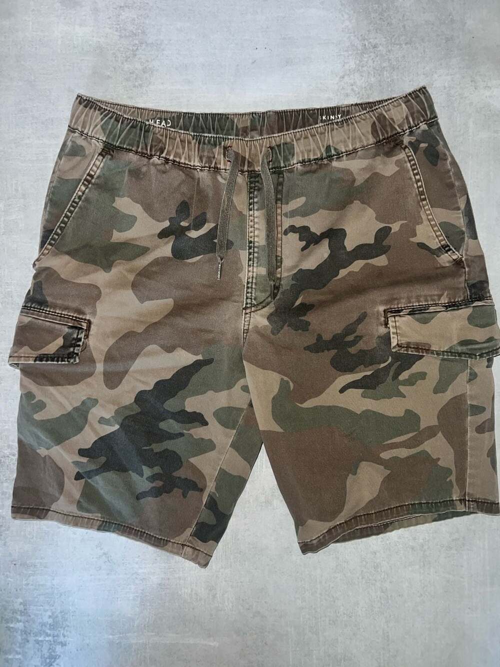 Bullhead PacSun Skinny Cargo Shorts Camo